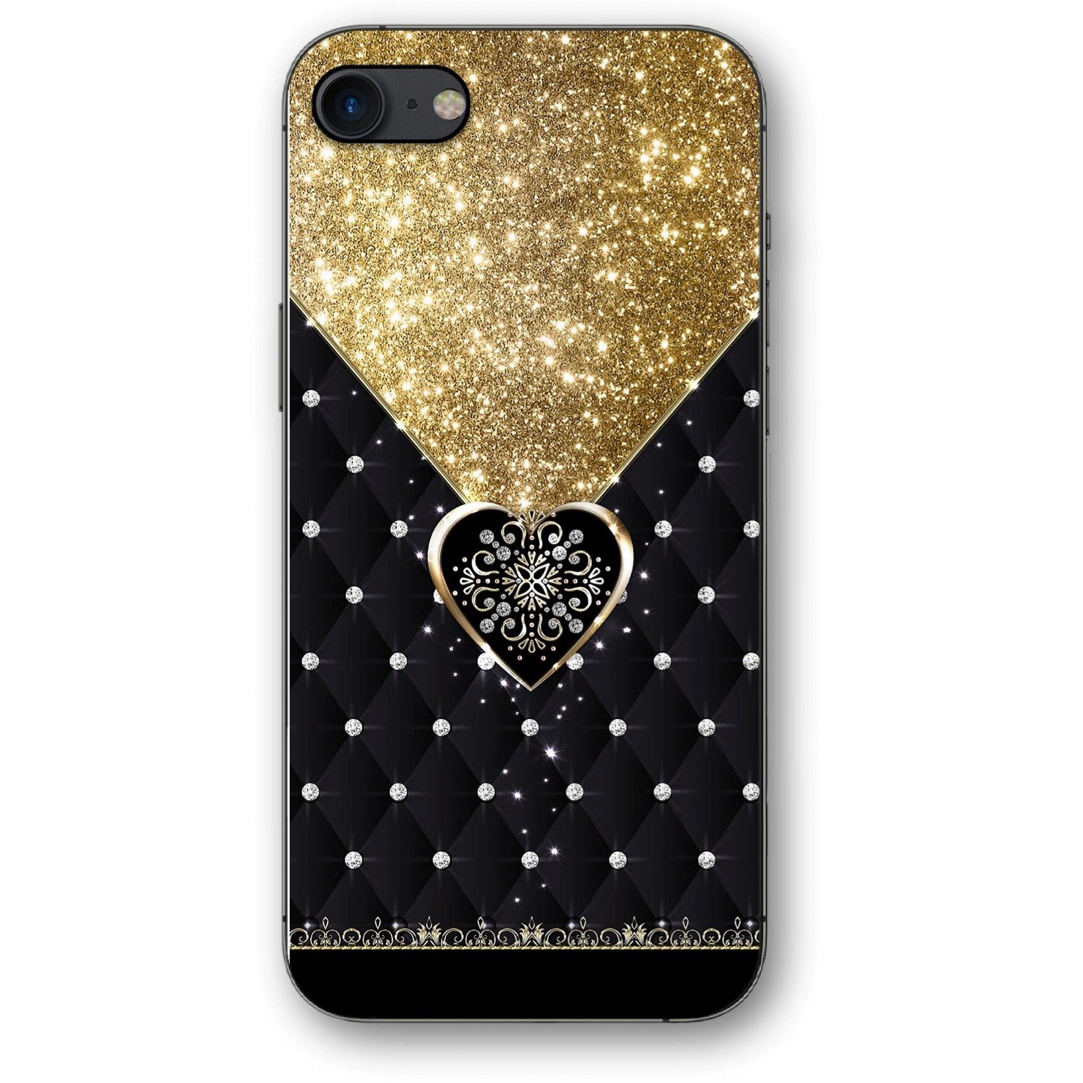 Gliter heart θήκη κινητού 91146 γιά iPhone 7/8/Se 2020