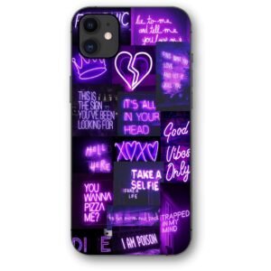 Neon quotes θήκη κινητού 9652 γιά iPhone 12