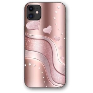 Hearts glitter θήκη κινητού 9686 γιά iPhone 12