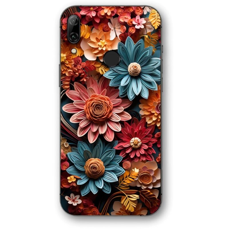 Flowers θήκη κινητού 9632 για Honor 10 Lite