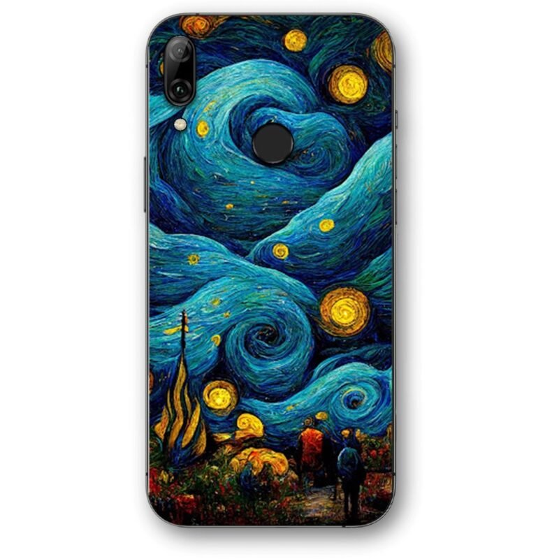 Starry night θήκη κινητού 9633 για Honor 10 Lite
