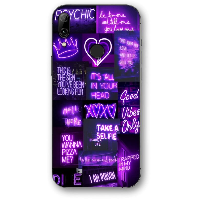 Neon quotes θήκη κινητού 9652 για Honor 10 Lite