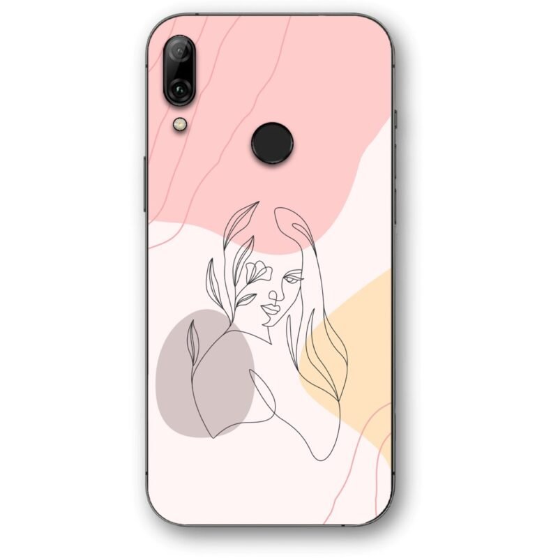 Lineart girl θήκη κινητού 9675 για Honor 10 Lite