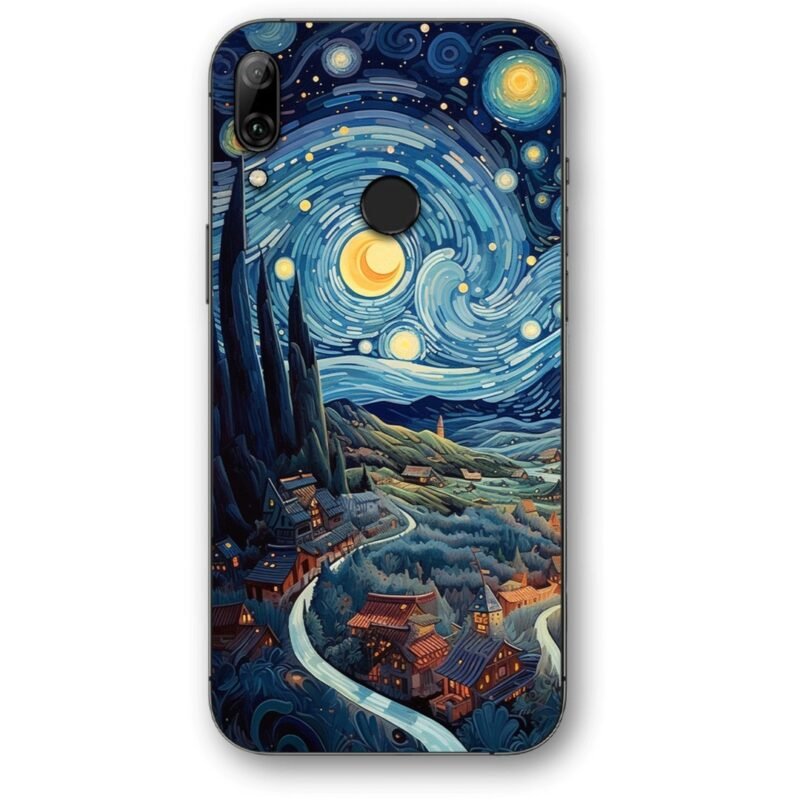 Starry night θήκη κινητού 9679 για Honor 10 Lite