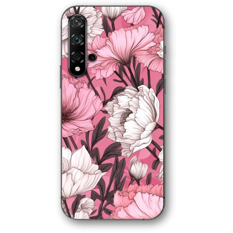 Flowers θήκη κινητού 9668 για Huawei Nova 5T
