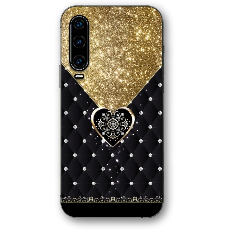 Gliter heart θήκη κινητού 91146 για Huawei P30