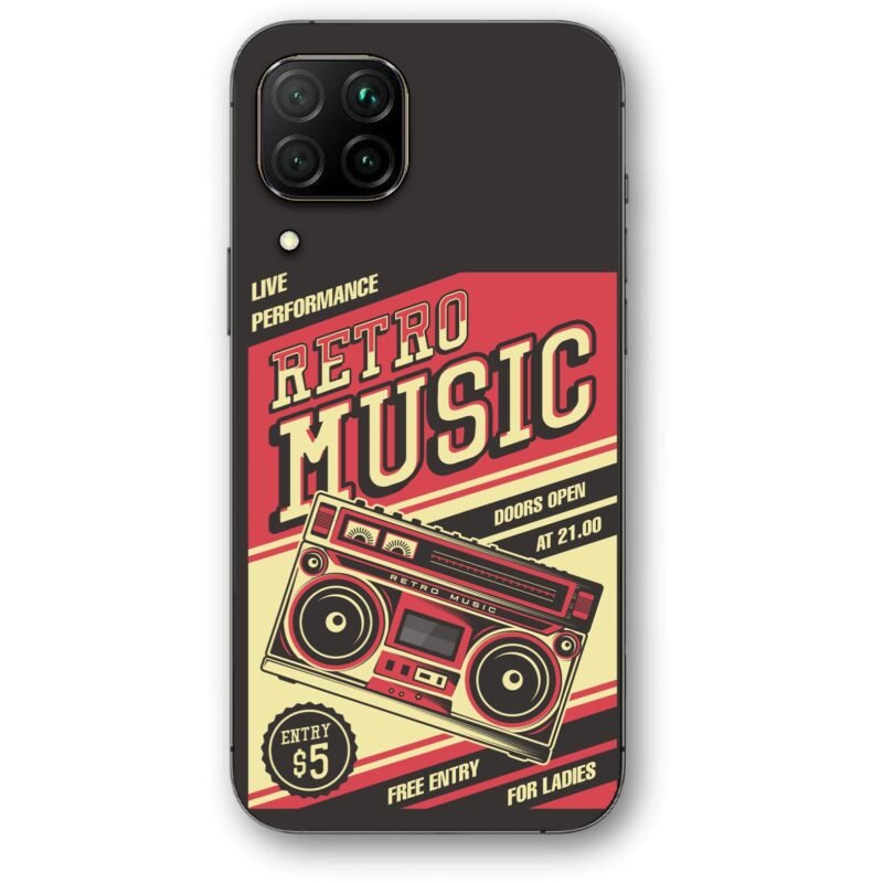 Retro music θήκη κινητού 91108 για Huawei P40 Lite