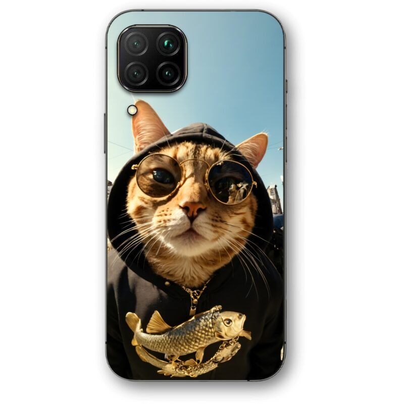 Hoodie cat θήκη κινητού 91085 για Huawei P40 Lite