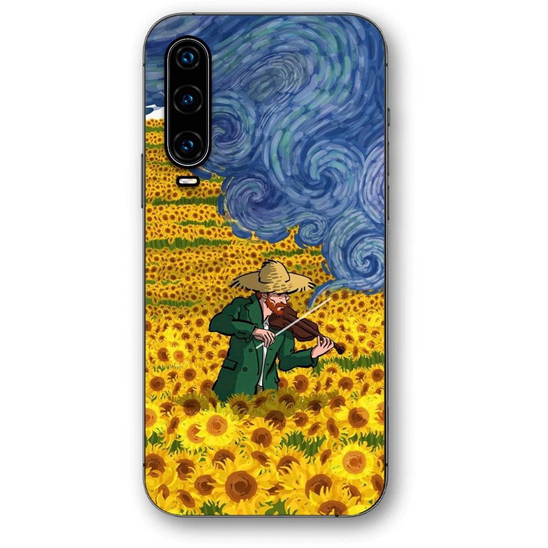Van Gogh violin painting θήκη κινητού 9613 για Huawei P30