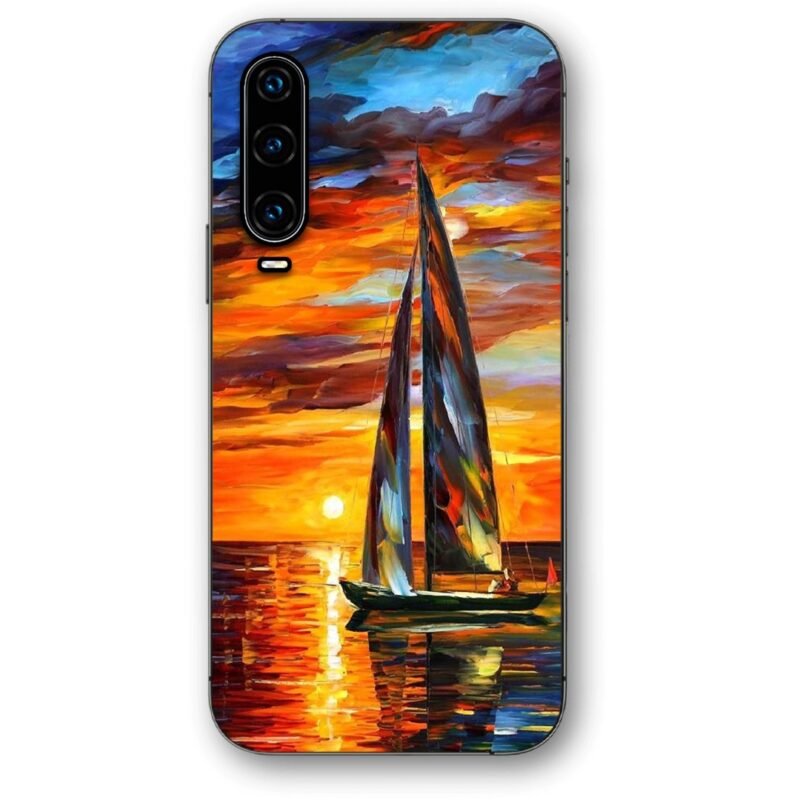 Sunset boat θήκη κινητού 9614 για Huawei P30