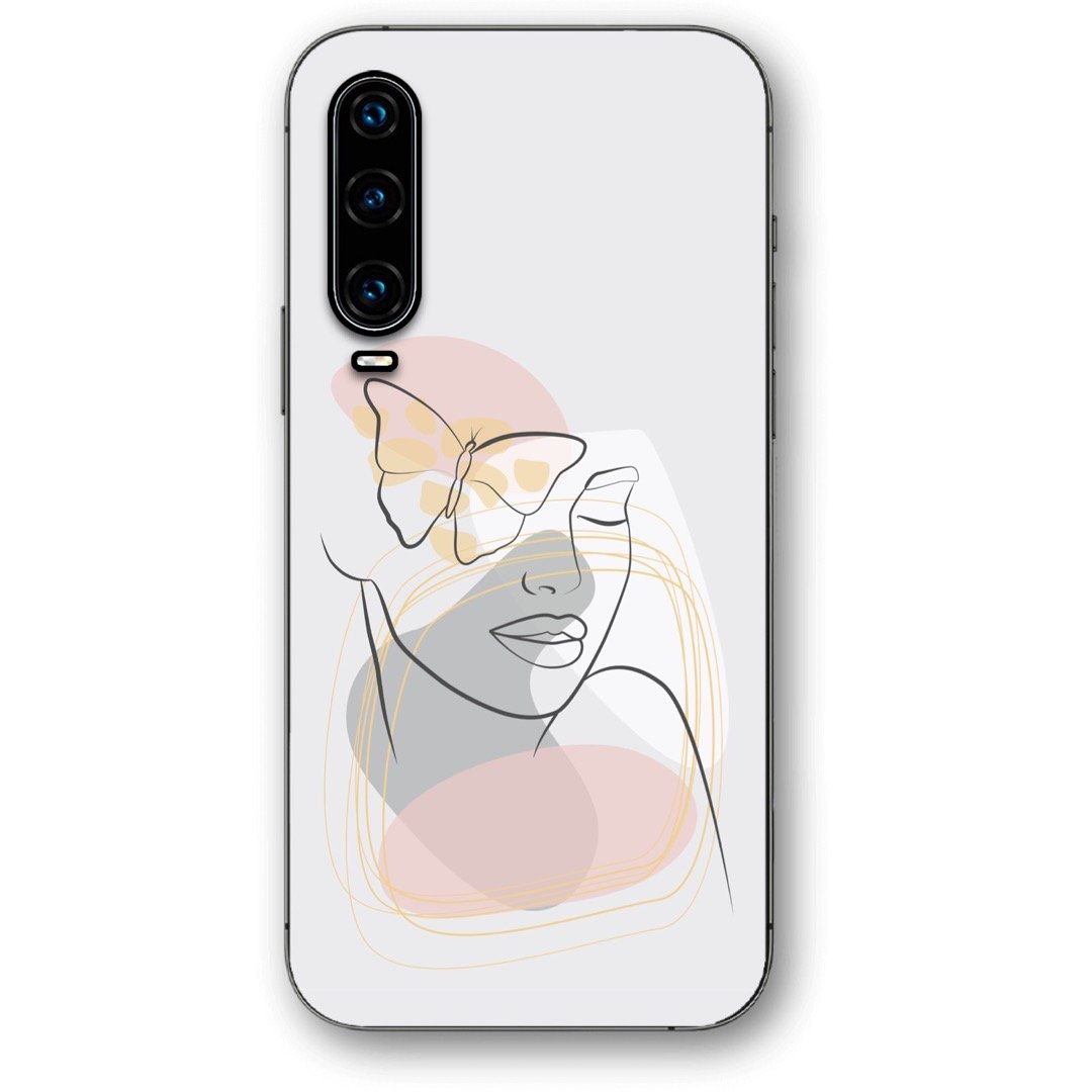 Lineart girl θήκη κινητού 9673 για Huawei P30