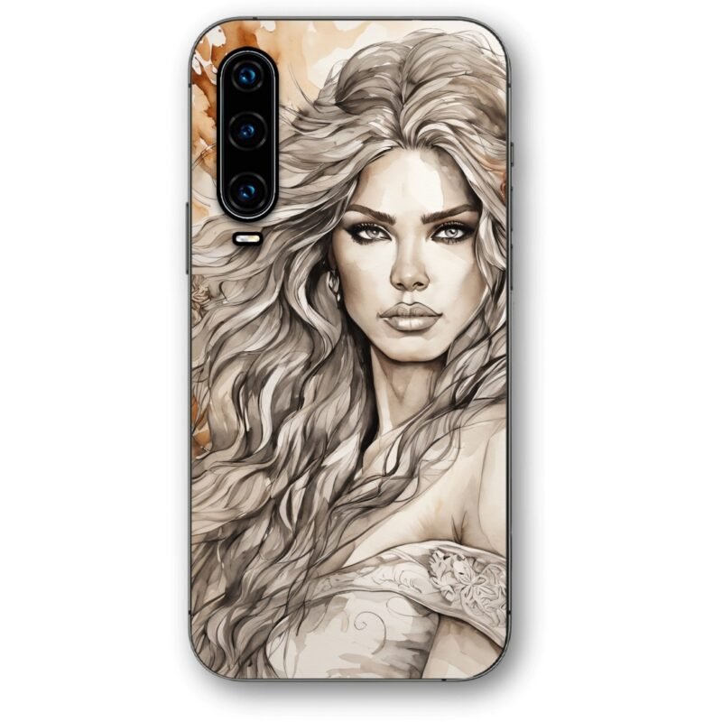 Painting girl θήκη κινητού 9683 για Huawei P30