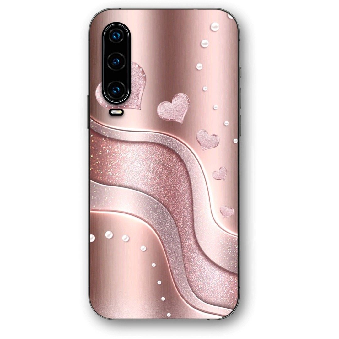 Hearts glitter θήκη κινητού 9686 για Huawei P30