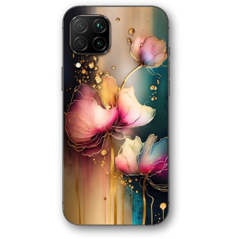 Liquid flowers θήκη κινητού 9619 για Huawei P40 Lite