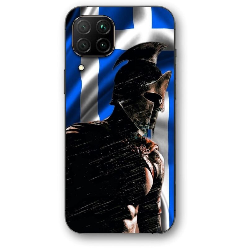 Warriror greek flag θήκη κινητού 9635 για Huawei P40 Lite