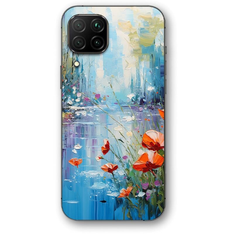 Lake painting θήκη κινητού 9640 για Huawei P40 Lite