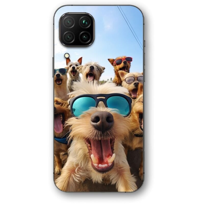 Dogs selfie θήκη κινητού 9658 για Huawei P40 Lite