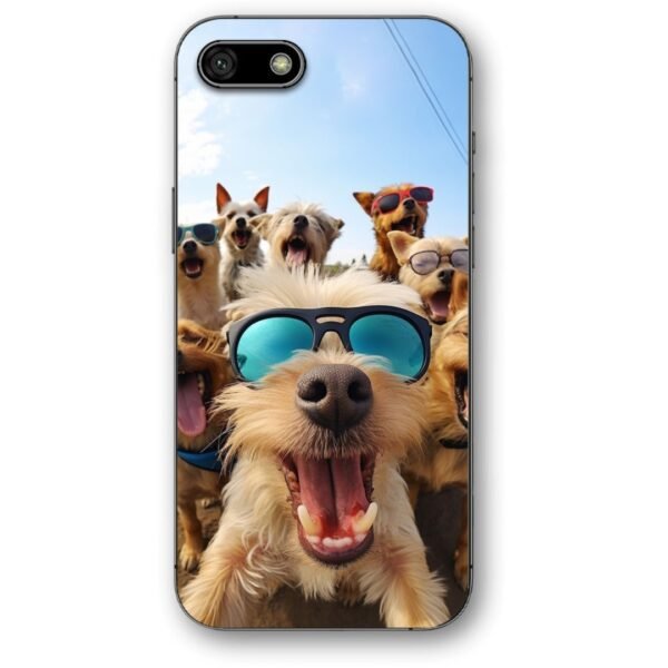 Dogs selfie θήκη κινητού 9658 για Huawei Y5 2018