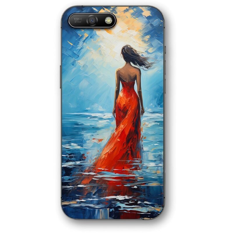 Woman painting θήκη κινητού 9642 για Huawei Y6 2018