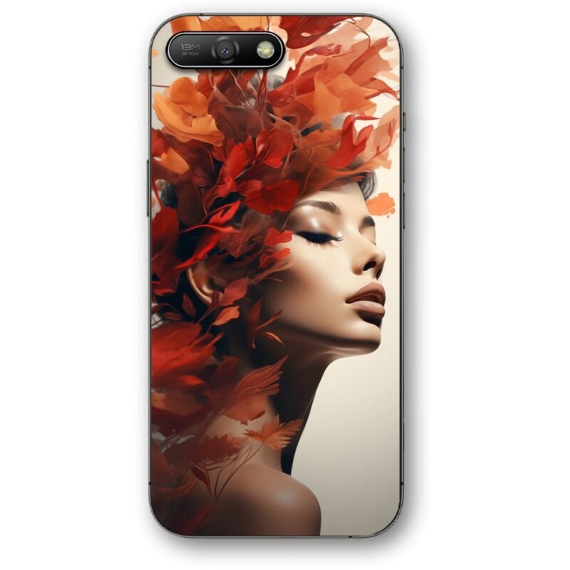 Flower woman θήκη κινητού 9643 για Huawei Y6 2018