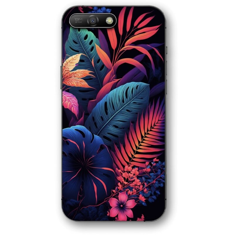 Leaves colours θήκη κινητού 9665 για Huawei Y6 2018