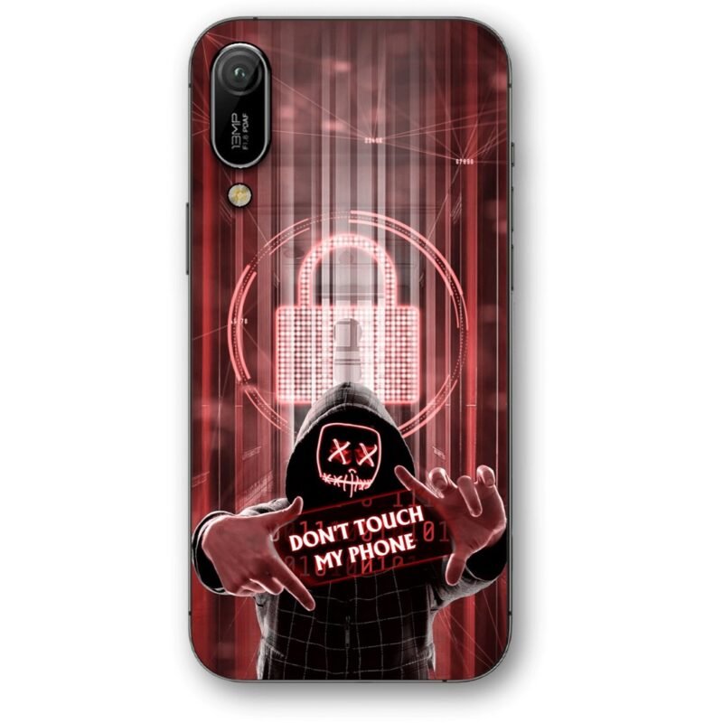 Don't touch my phone hacker θήκη κινητού 9631 για Huawei Y6 2019