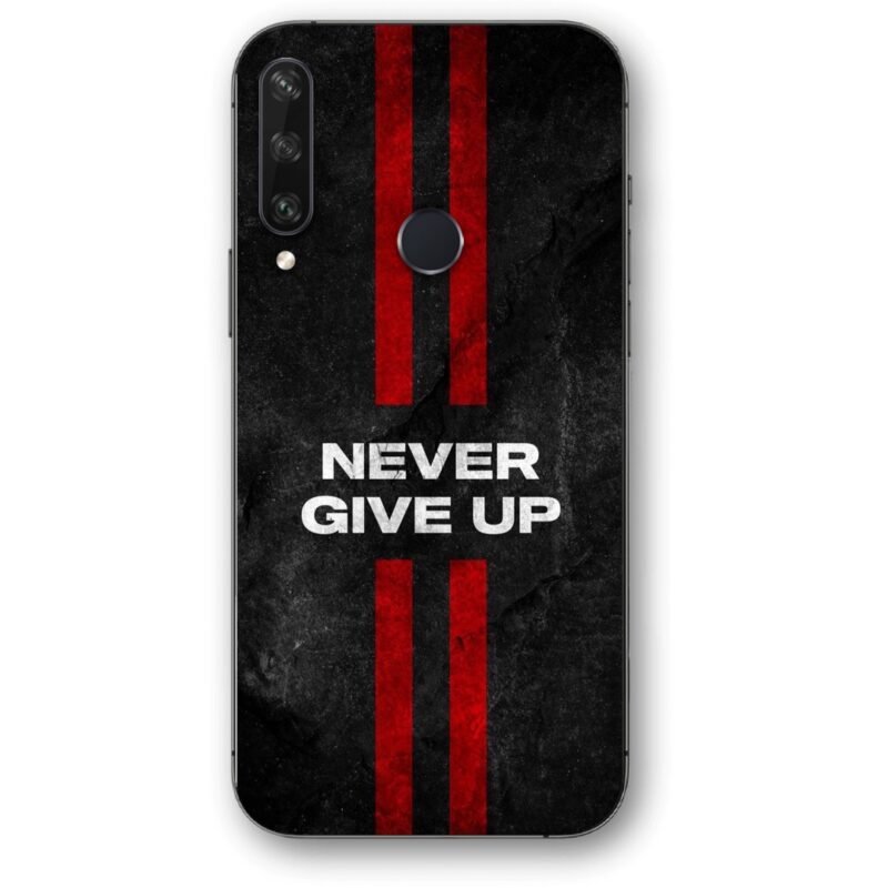 Never give up θήκη κινητού 9604 για Huawei Y6P 2020