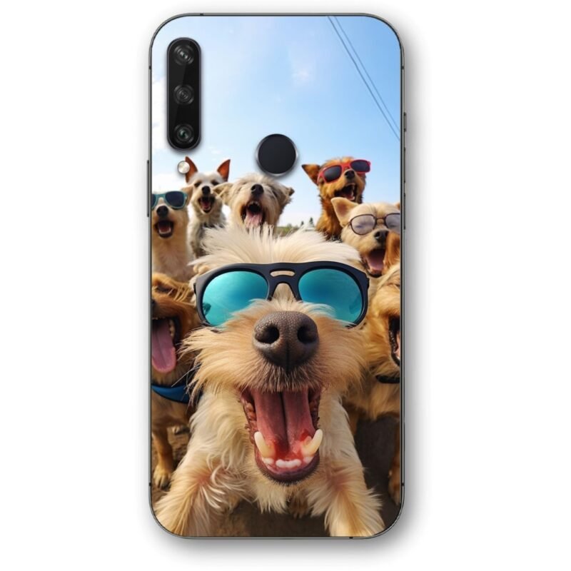 Dogs selfie θήκη κινητού 9658 για Huawei Y6P 2020