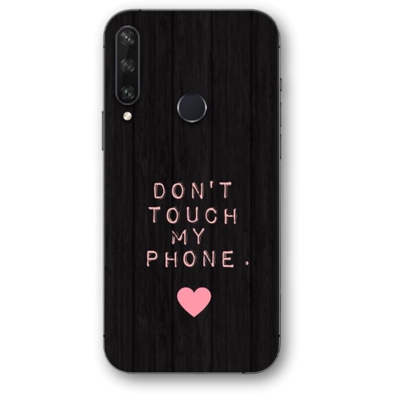 Don't touch my phone θήκη κινητού 9678 για Huawei Y6P 2020