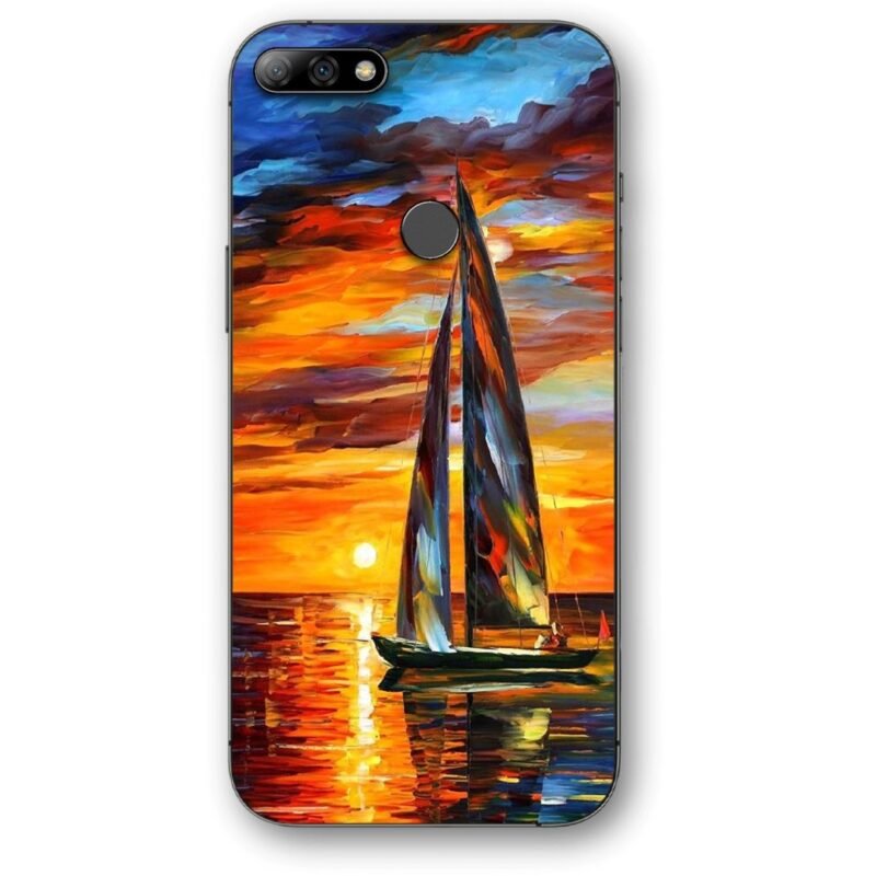 Sunset boat θήκη κινητού 9614 για Huawei Y7 2018