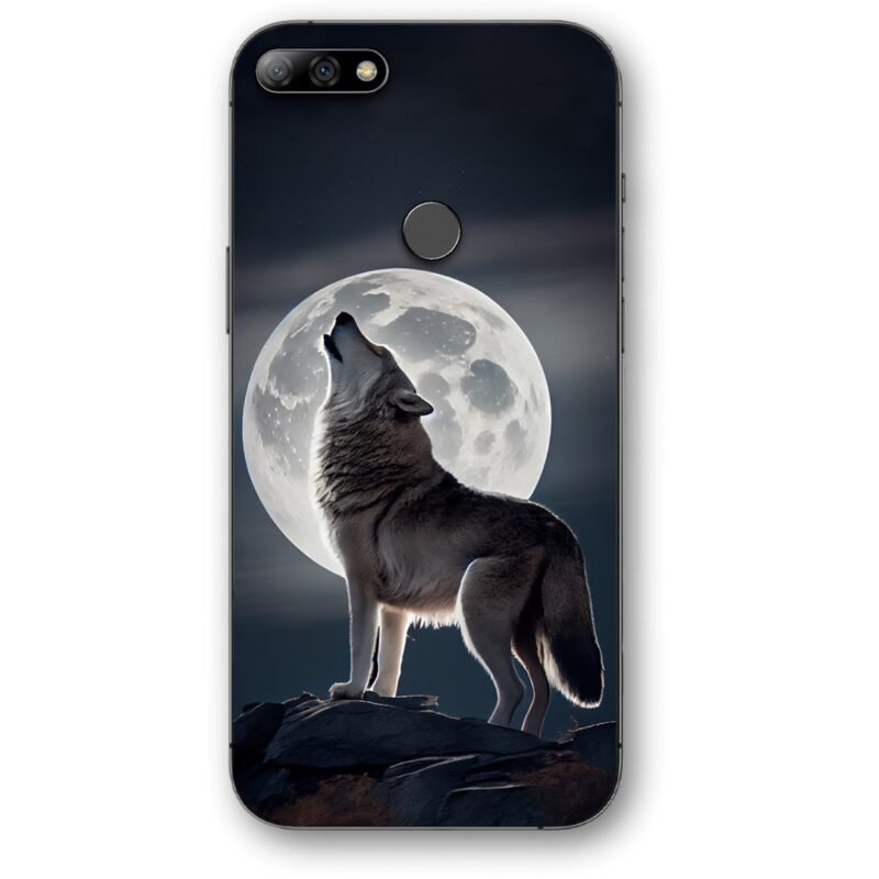 Moon wolf θήκη κινητού 9615 για Huawei Y7 2018