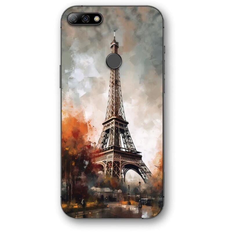 Eiffel tower θήκη κινητού 9606 για Huawei Y7 2018