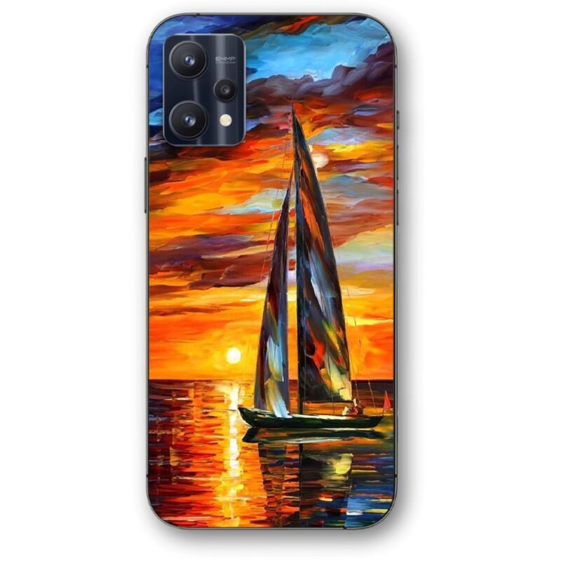 Sunset boat θήκη κινητού 9614 για Realme 9 Pro 5G