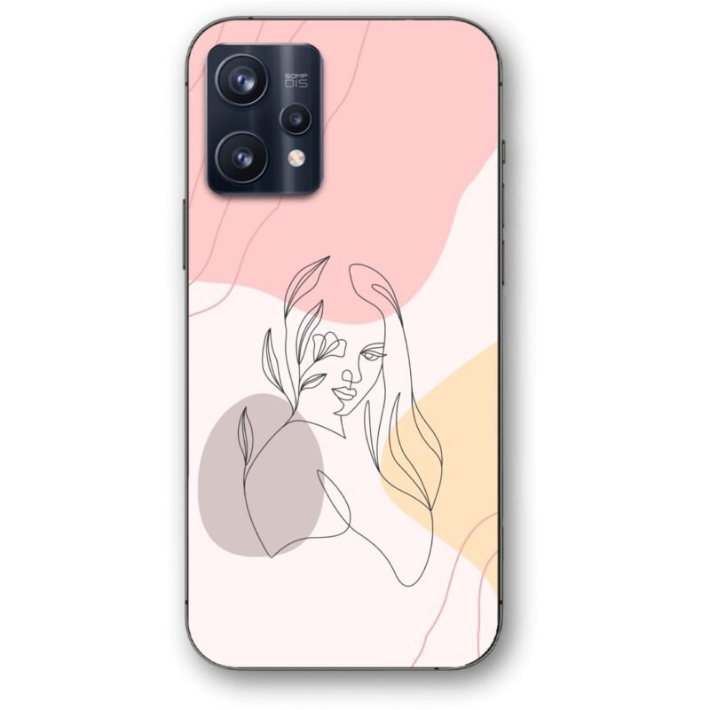 Lineart girl θήκη κινητού 9675 για Realme 9 Pro Plus