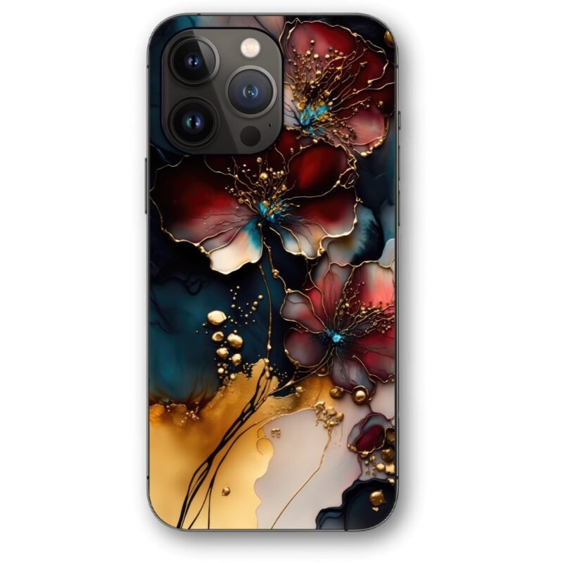Liquid flowers θήκη κινητού 9620 γιά iPhone 15 Pro