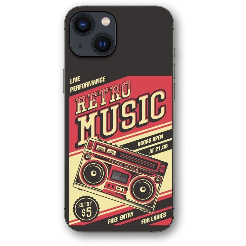 Retro music θήκη κινητού 91108 γιά iPhone 14