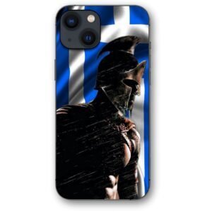 Warriror greek flag θήκη κινητού 9635 γιά iPhone 14