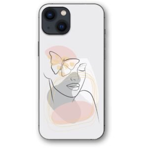 Lineart girl θήκη κινητού 9673 γιά iPhone 14