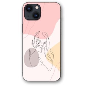 Lineart girl θήκη κινητού 9675 γιά iPhone 14