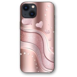Hearts glitter θήκη κινητού 9686 γιά iPhone 14