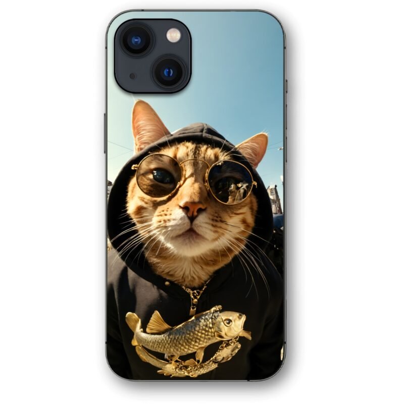 Hoodie cat θήκη κινητού 91085 γιά iPhone 14