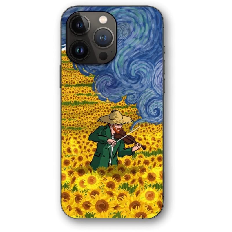 Van Gogh violin painting θήκη κινητού 9613 γιά iPhone 15 Pro Max