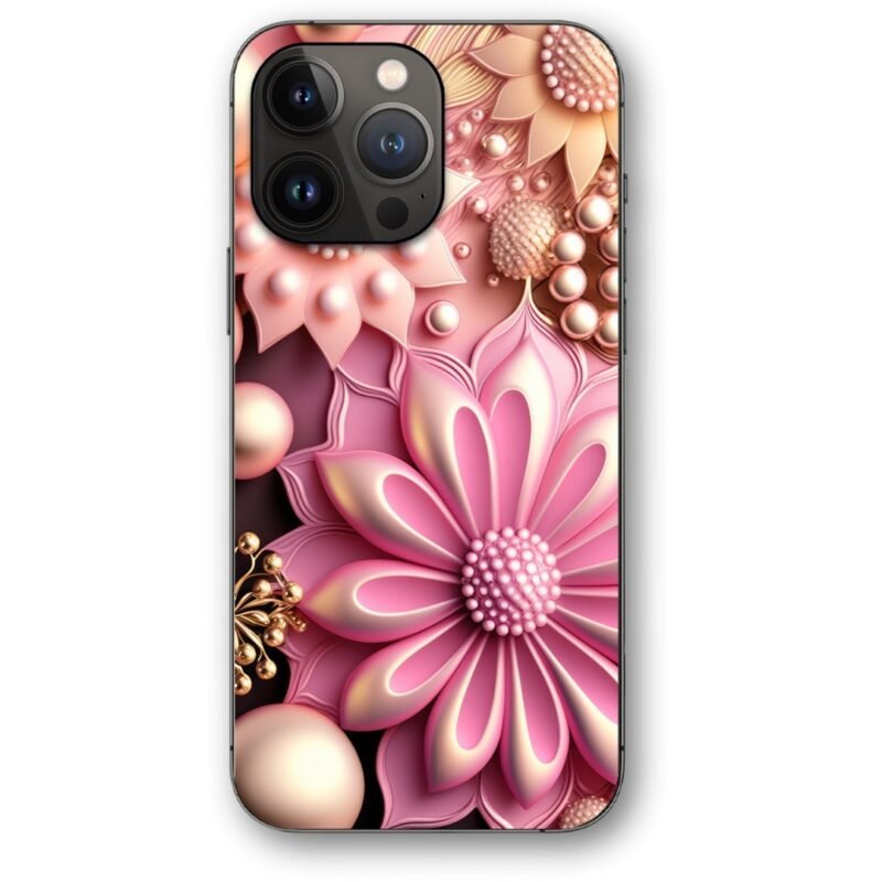 3d flowers θήκη κινητού 9630 γιά iPhone 15 Pro Max