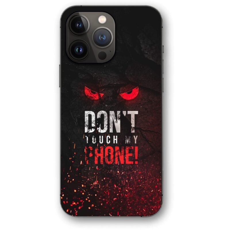 Don't touch my phone θήκη κινητού 9605 γιά iPhone 15 Pro Max