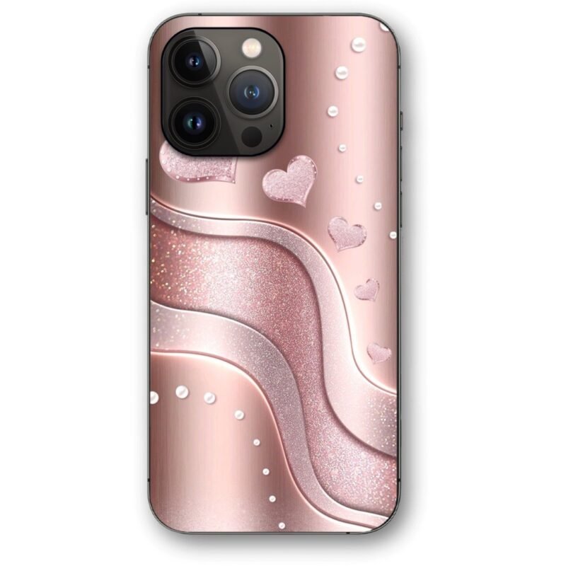 Hearts glitter θήκη κινητού 9686 γιά iPhone 14 Pro