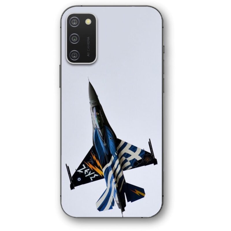 Greek fighter jet θήκη κινητού 9610 για Galaxy A02S