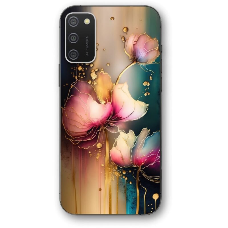 Liquid flowers θήκη κινητού 9619 για Galaxy A02S