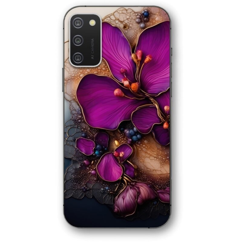 Floral abstract θήκη κινητού 9603 για Galaxy A02S