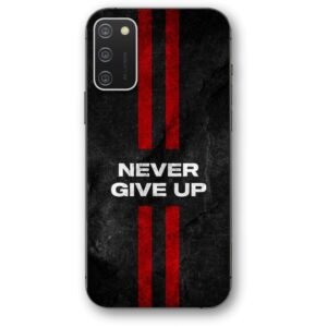 Never give up θήκη κινητού 9604 για Galaxy A02S