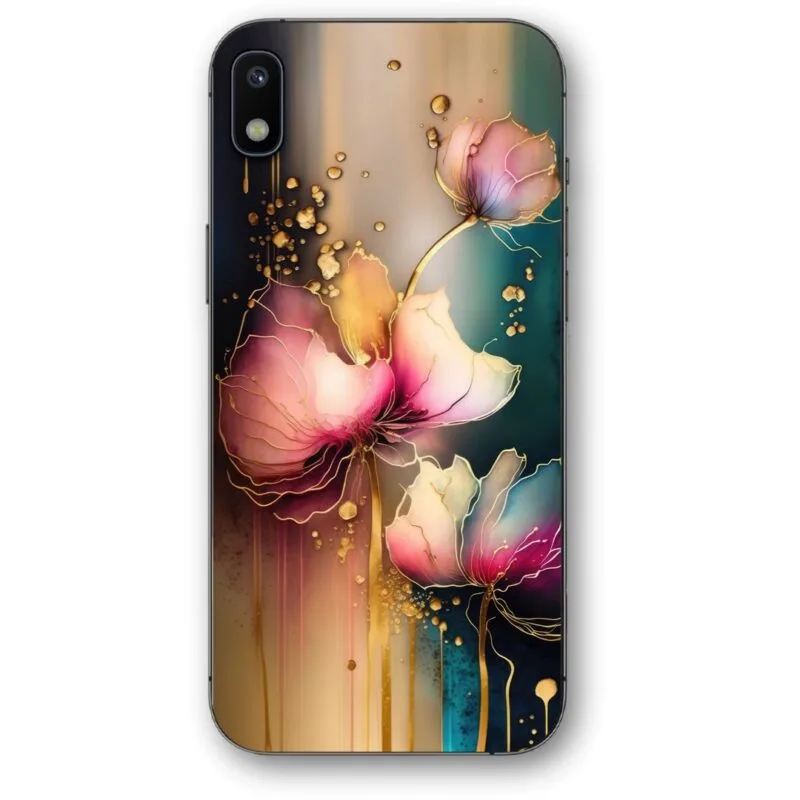 Liquid flowers θήκη κινητού 9619 για Galaxy A10